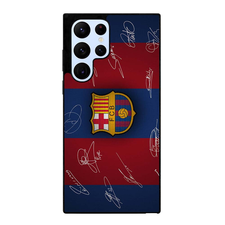 FC BARCELONA SIGNATURE Samsung Galaxy S22 Ultra Case Cover
