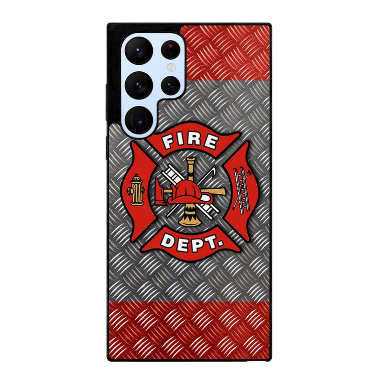 FIREFIGHTER FIREMAN PLATE Samsung Galaxy S22 Ultra Case Cover