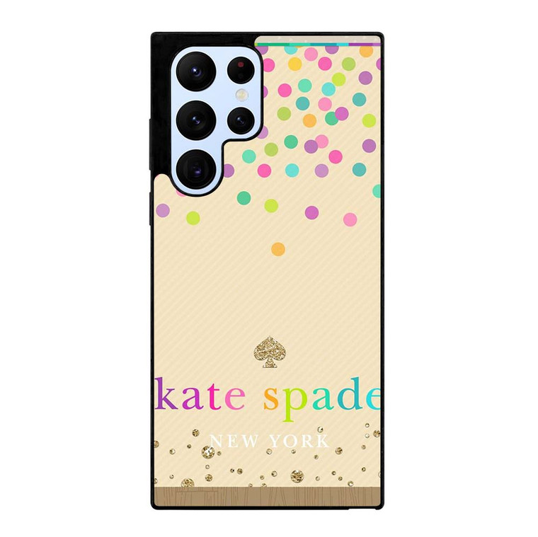 KATE SPADE NEW YORK LOGO COLORFUL POLKADOTS Samsung Galaxy S22 Ultra Case Cover