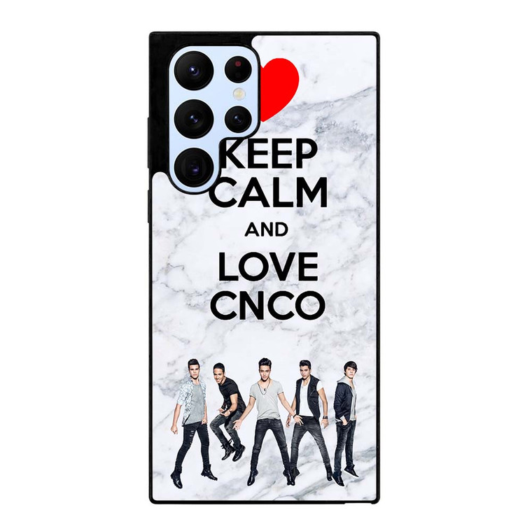 KEEP CALM AND LOVE CNCO MARBLE Samsung Galaxy S22 Ultra Case Cover