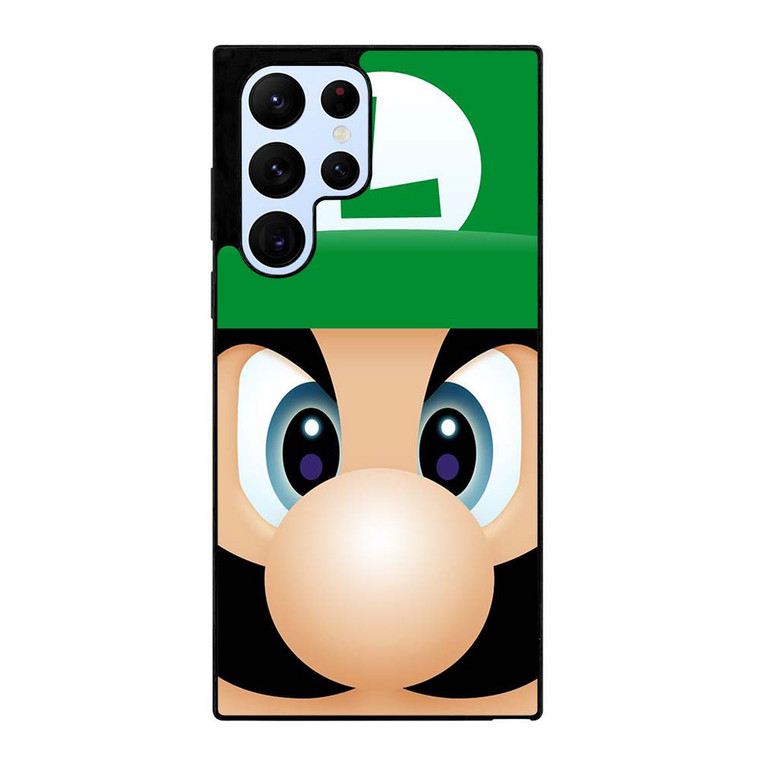 LUIGI SUPER MARIO FACE Samsung Galaxy S22 Ultra Case Cover