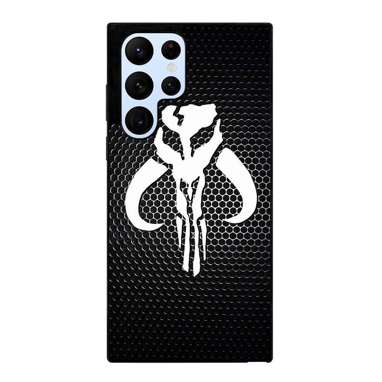 MANDALORIAN METAL CARBON LOGO Samsung Galaxy S22 Ultra Case Cover