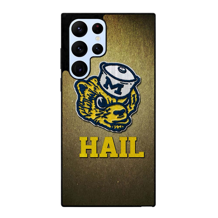 MICHIGAN WOLVERINES MASCOT Samsung Galaxy S22 Ultra Case Cover