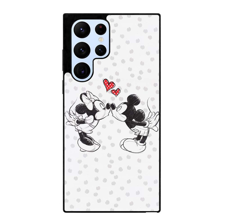 MICKEY AND MINIE MOUSE KISSING Disney Samsung Galaxy S22 Ultra Case Cover