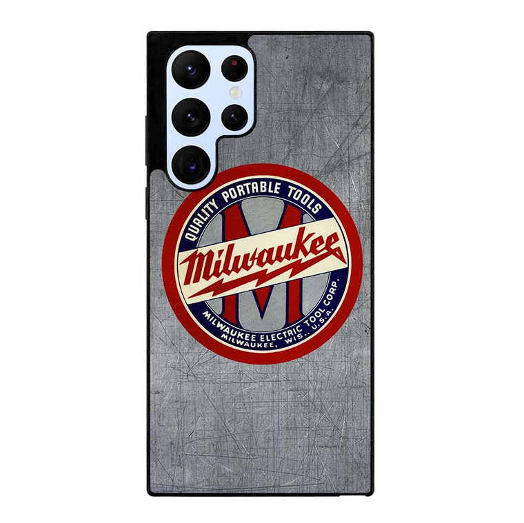 MILWAUKEE PORTABLE TOOL LOGO METAL ICON Samsung Galaxy S22 Ultra Case Cover
