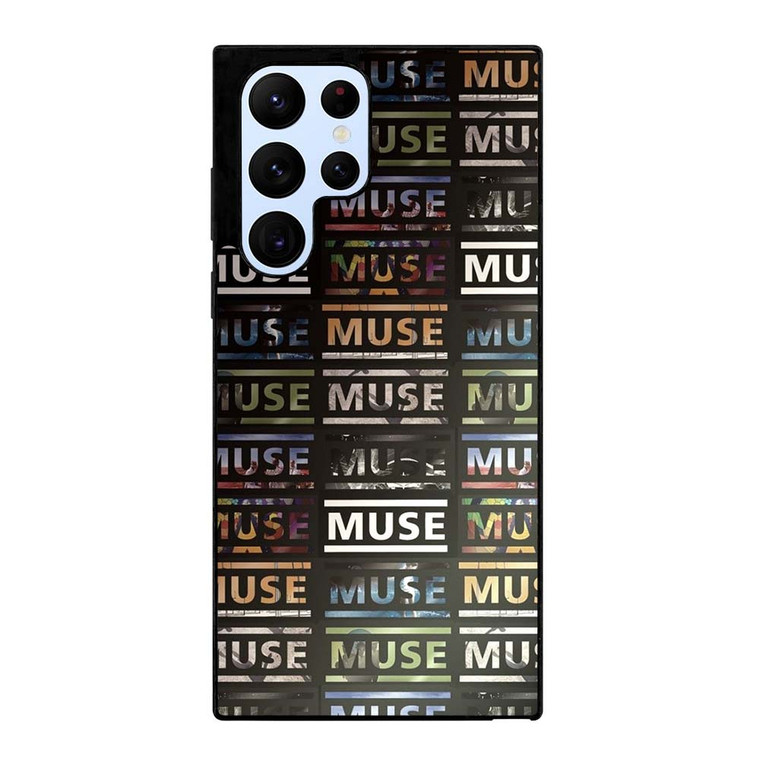 MUSE BAND ROCK LOGO COLLAGE Samsung Galaxy S22 Ultra Case Cover