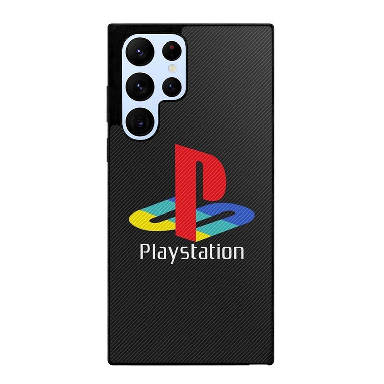 PLAYSTATION PS CARBON Samsung Galaxy S22 Ultra Case Cover