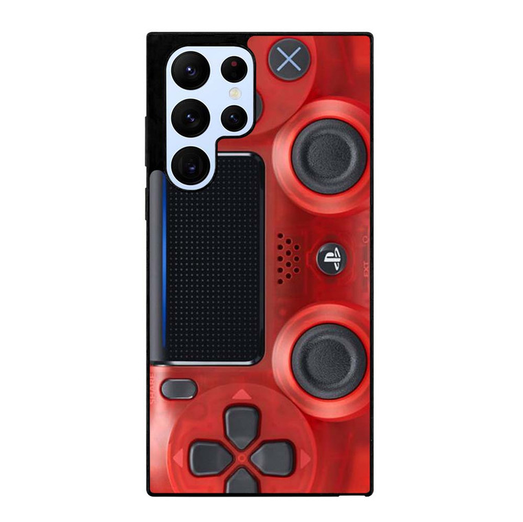 PS4 CONTROLLER PLAY STATION RED Samsung Galaxy S22 Ultra Case Cover