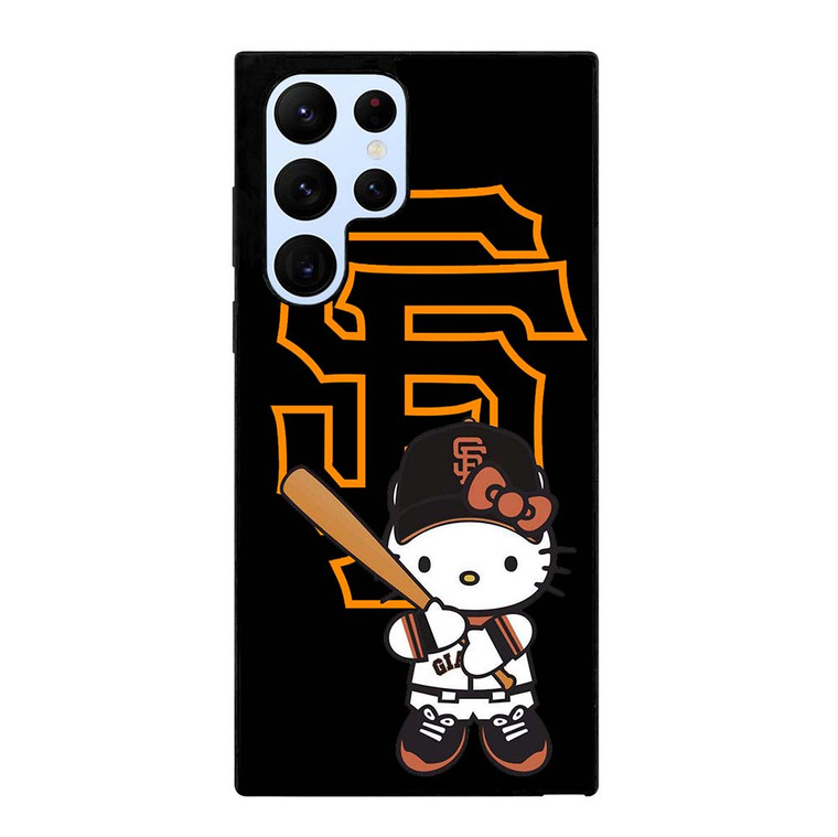 SAN FRANCISCO GIANTS HELLO KITTY Samsung Galaxy S22 Ultra Case Cover
