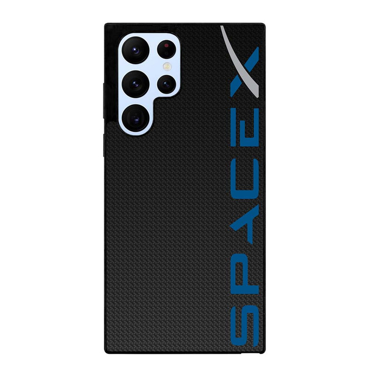 SPACE X LOGO CARBON Samsung Galaxy S22 Ultra Case Cover