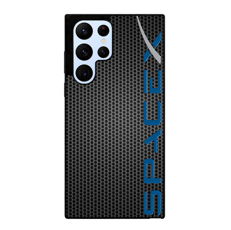 SPACE X LOGO METAL Samsung Galaxy S22 Ultra Case Cover
