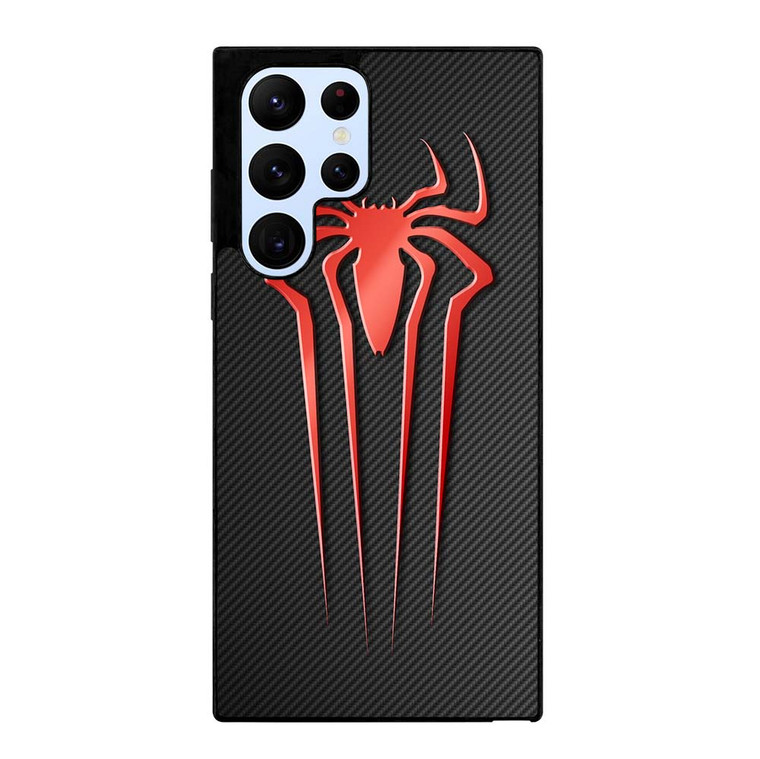 SPIDERMAN CARBON LOGO Samsung Galaxy S22 Ultra Case Cover