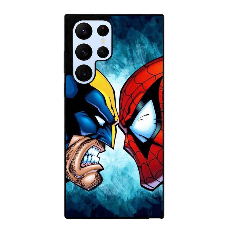 SPIDERMAN VS WOLVERINE MARVEL COMICS Samsung Galaxy S22 Ultra Case Cover
