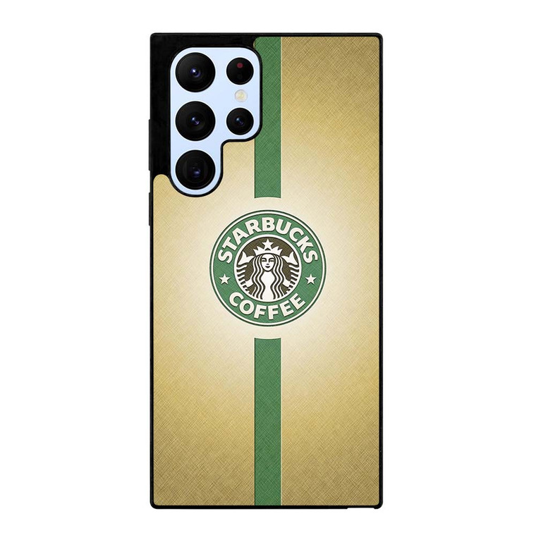 STARBUCKS COFFEE GREEN STRIPE Samsung Galaxy S22 Ultra Case Cover