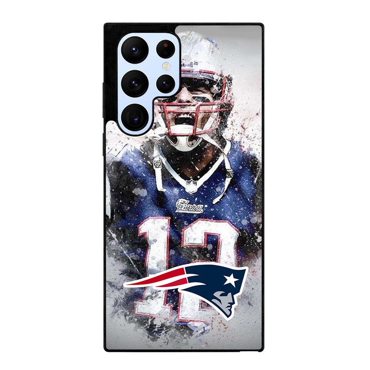 TOM BRADY NEW ENGLAND PATRIOT ART Samsung Galaxy S22 Ultra Case Cover