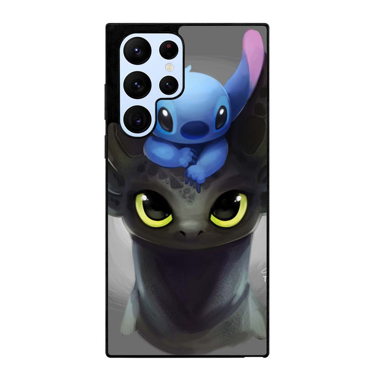 TOOTHLESS AND STITCH Samsung Galaxy S22 Ultra Case Cover