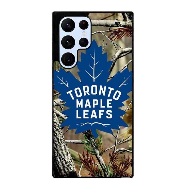 TORONTO MAPLE LEAFS LOGO REAL TREE CAMO Samsung Galaxy S22 Ultra Case Cover