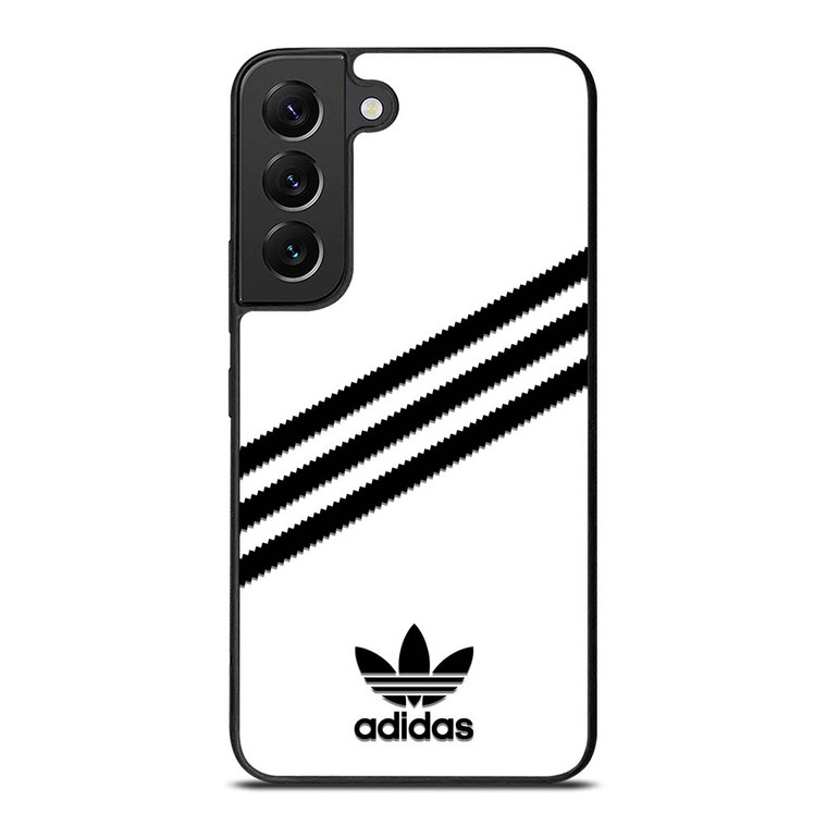 ADIDAS ORIGINALS STRIPES WHITE BLACK Samsung Galaxy S22 Plus Case Cover