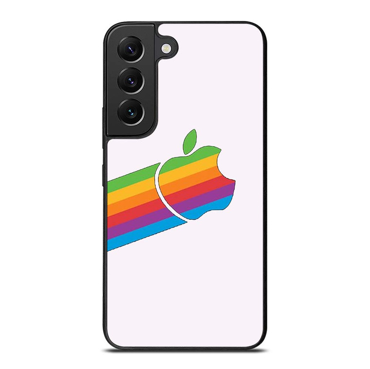 APPLE RETRO DESIGN WHITE Samsung Galaxy S22 Plus Case Cover
