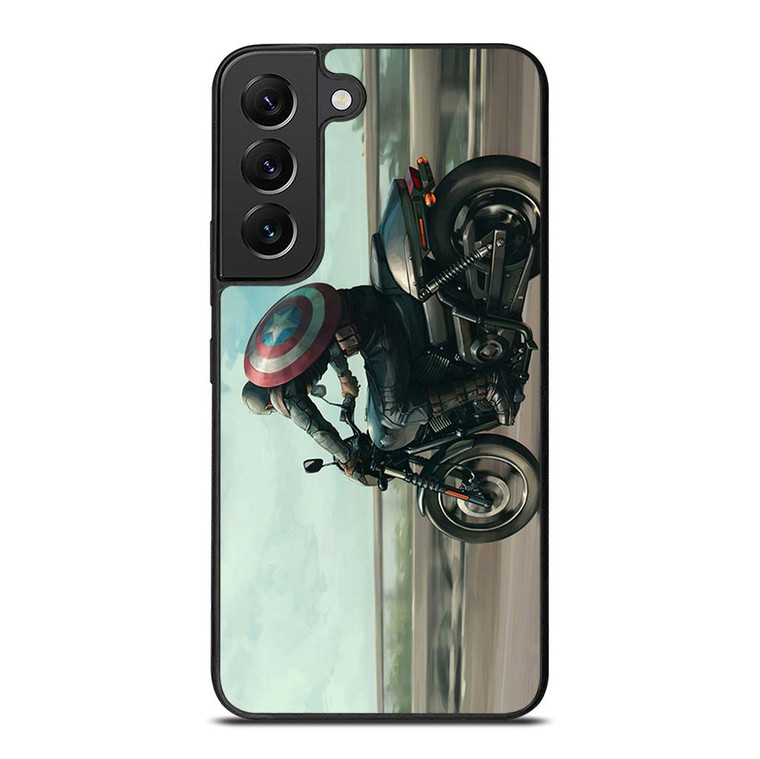 CAPTAIN AMERICA AVENGERS RIDING Samsung Galaxy S22 Plus Case Cover