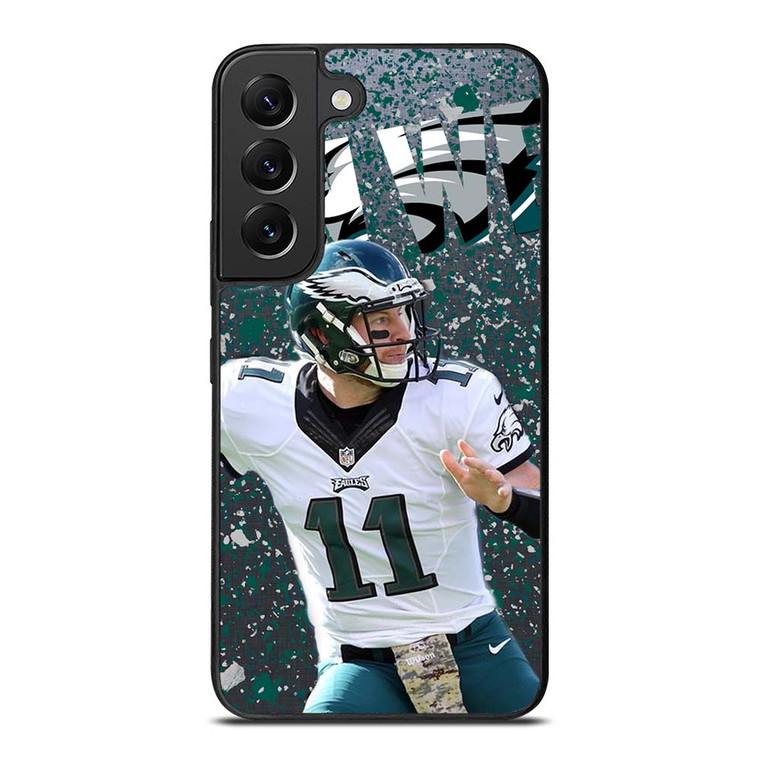 CARSON WENTZ PHILADELPHIA EAGLES 2 Samsung Galaxy S22 Plus Case Cover