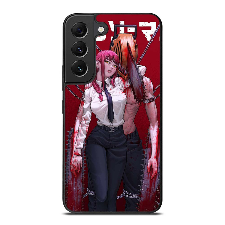 CHAINSAW MAN MANGA MAKIMA DENJI Samsung Galaxy S22 Plus Case Cover