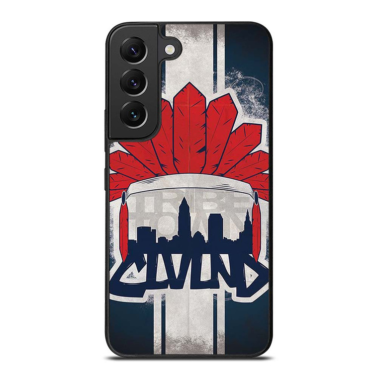 CLEVELAND INDIANS LOGO BASEBALL TEAM TRIBE TOWN Samsung Galaxy S22 Plus Case Cover
