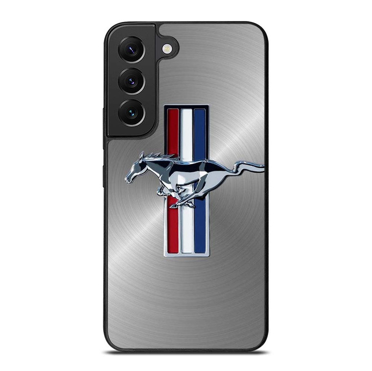 FORD MUSTANG METAL EMBLEM LOGO Samsung Galaxy S22 Plus Case Cover