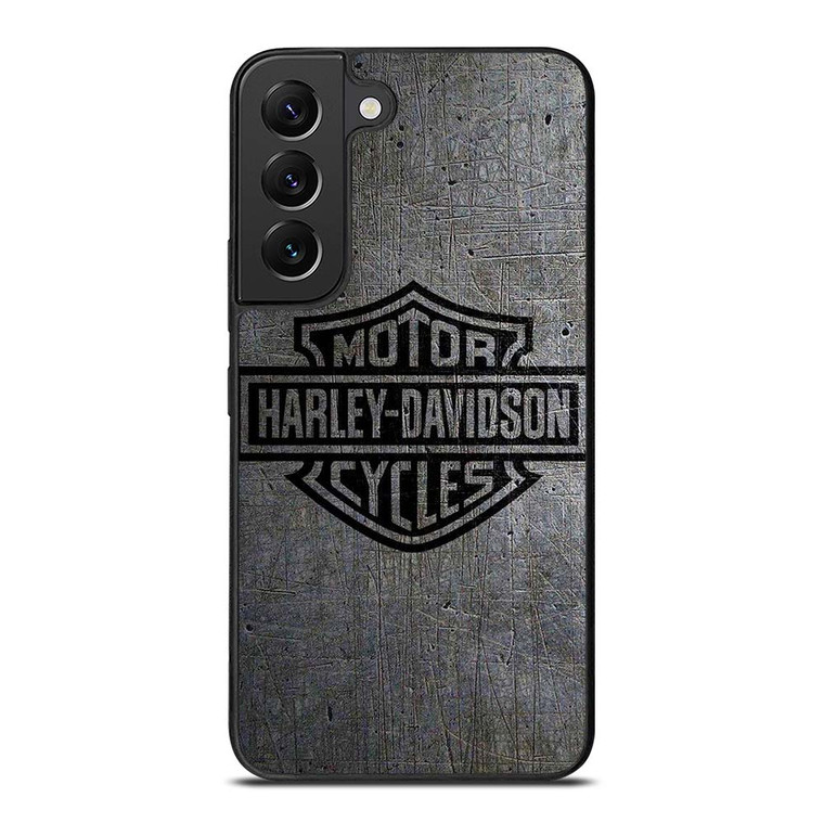 HARLEY DAVIDSON MOTORCYCLES COMPANY LOGO METAL Samsung Galaxy S22 Plus Case Cover