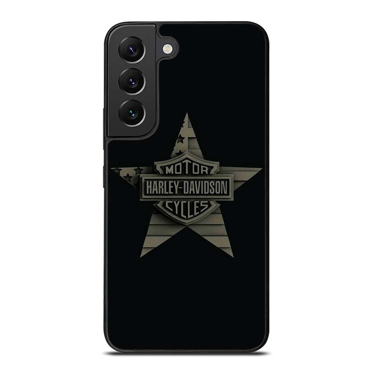 HARLEY DAVIDSON MOTORCYCLES COMPANY LOGO STAR Samsung Galaxy S22 Plus Case Cover
