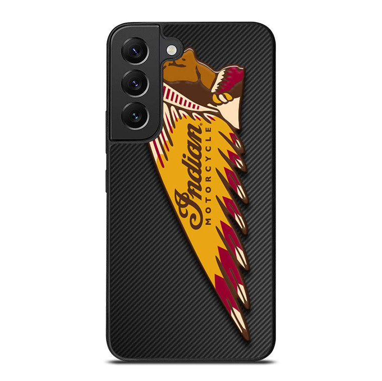 INDIAN MOTOR CYCLE CARBON LOGO Samsung Galaxy S22 Plus Case Cover