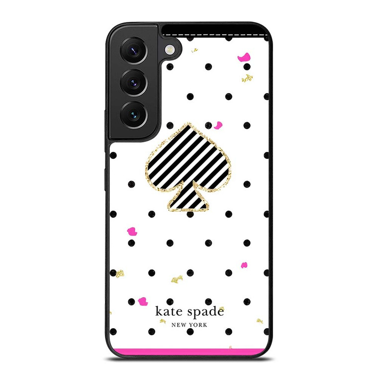 KATE SPADE NEW YORK LOGO POLKADOTS ICON Samsung Galaxy S22 Plus Case Cover