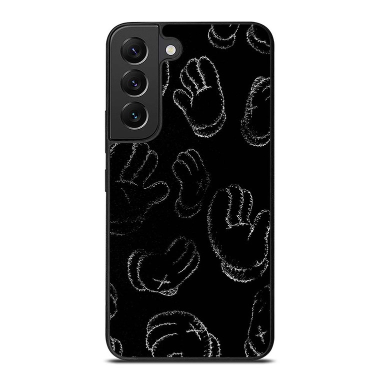 KAWS BLACK GLOVES Samsung Galaxy S22 Plus Case Cover