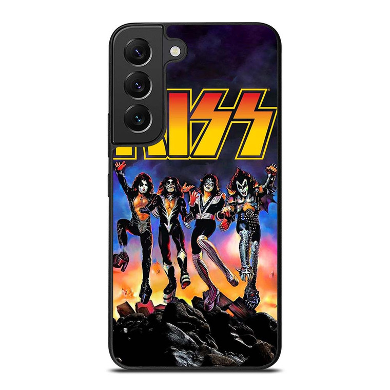 KISS BAND ROCK AND ROLL Samsung Galaxy S22 Plus Case Cover