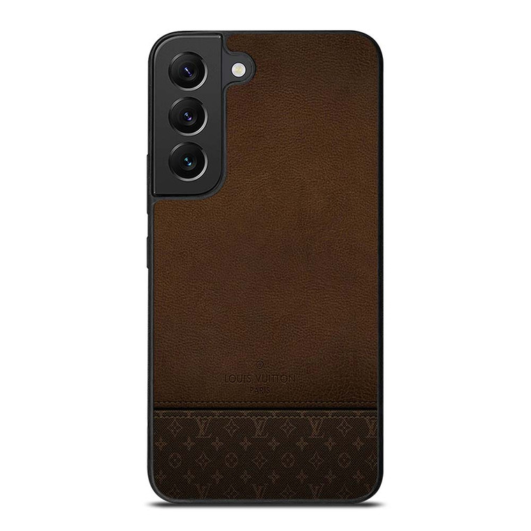 LOUIS VUITTON PARIS LV LOGO LEATHER BAG Samsung Galaxy S22 Plus Case Cover