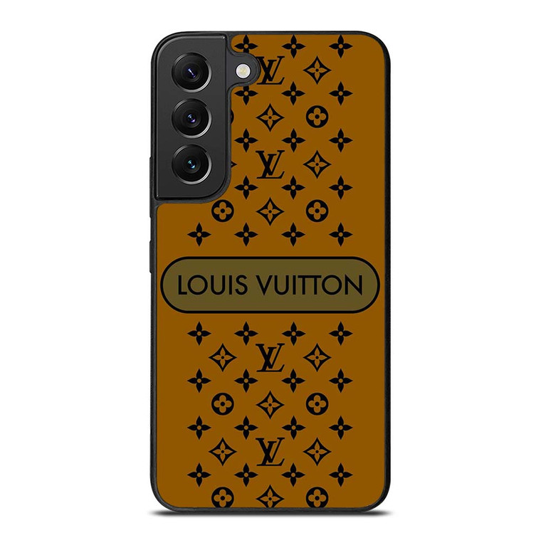 LOUIS VUITTON PATTERN LV LOGO ICON GOLD Samsung Galaxy S22 Plus Case Cover
