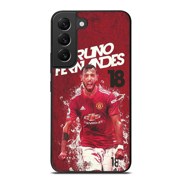 MANCHESTER UNITED BRUNO FERNANDES Samsung Galaxy S22 Plus Case Cover