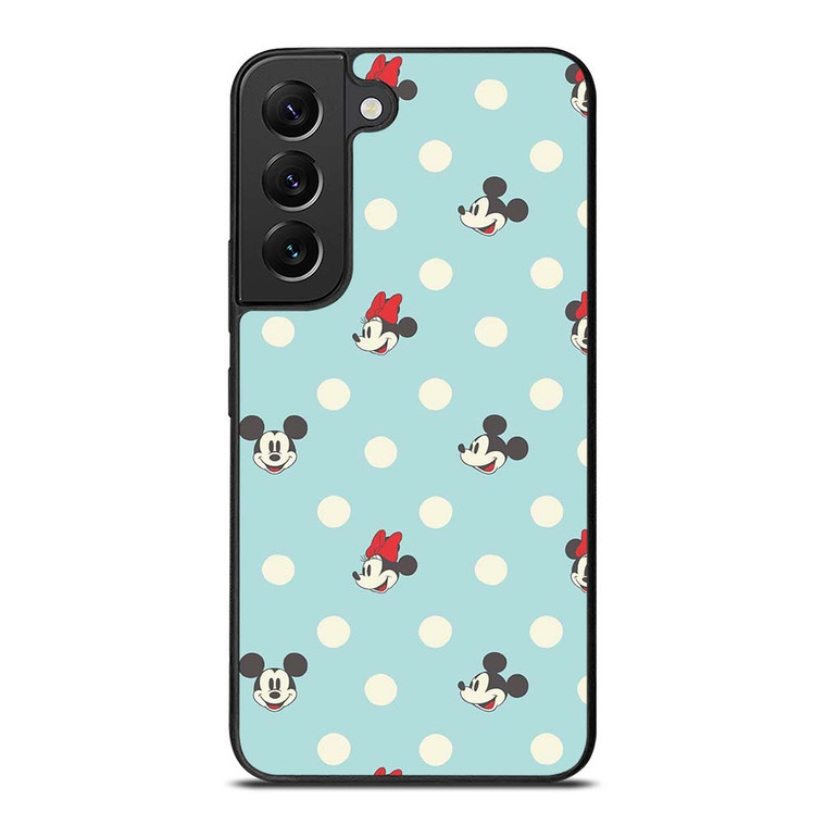 MICKEY AND MINNIE MOUSE DISNEY POLKADOTS Samsung Galaxy S22 Plus Case Cover