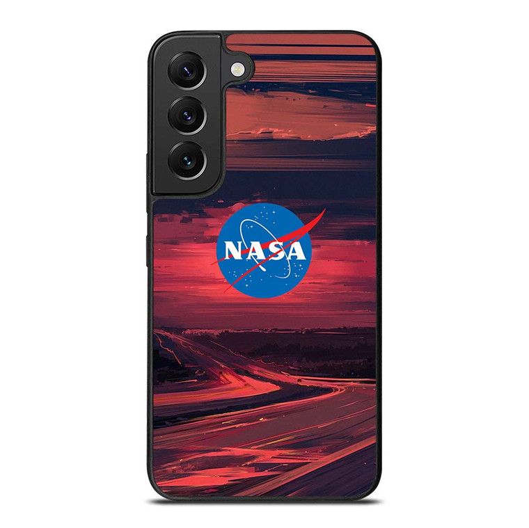NASA LOGO SUNSET Samsung Galaxy S22 Plus Case Cover