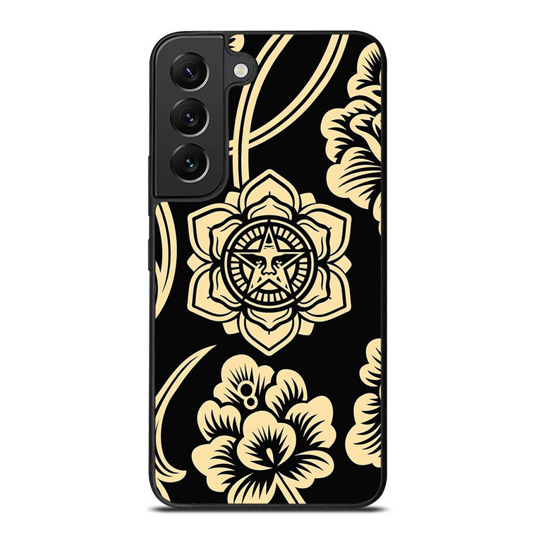 OBEY CLOTHING FLORAL LOGO Samsung Galaxy S22 Plus Case Cover
