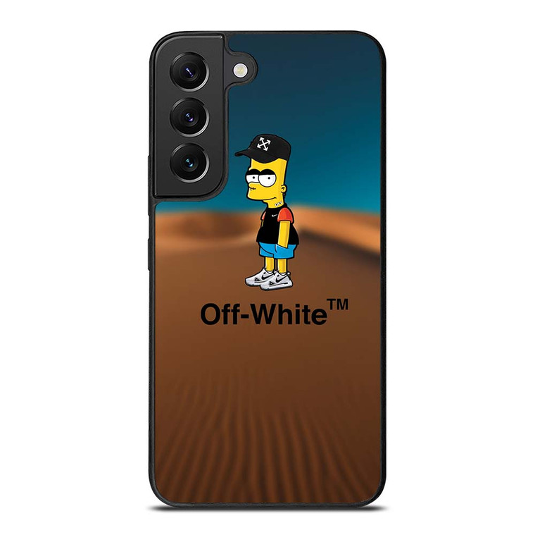 OFF WHITE BART SIMPSONS Samsung Galaxy S22 Plus Case Cover