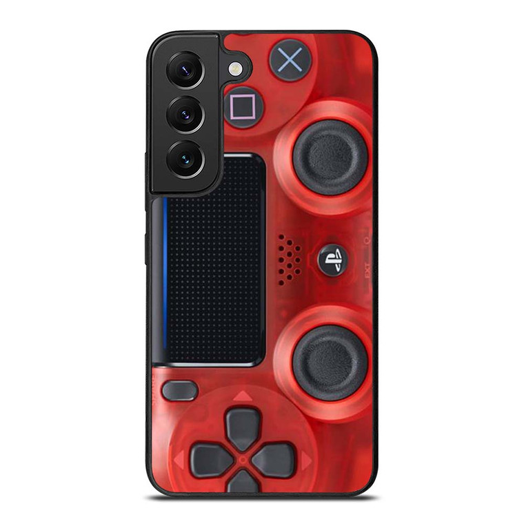 PS4 CONTROLLER PLAY STATION RED Samsung Galaxy S22 Plus Case Cover