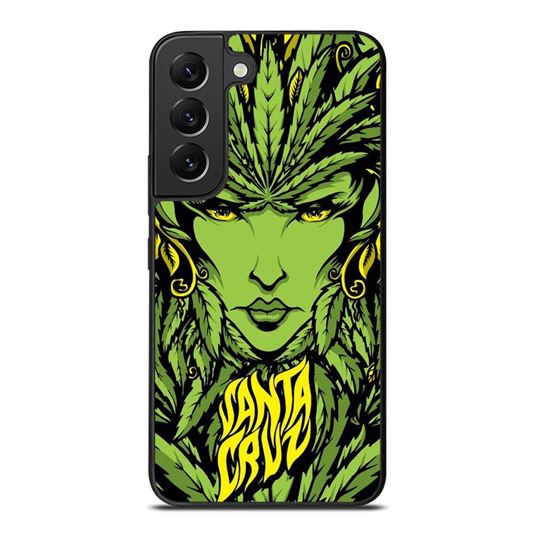 SANTA CRUZ SKATEBOARD LADY LEAFS Samsung Galaxy S22 Plus Case Cover