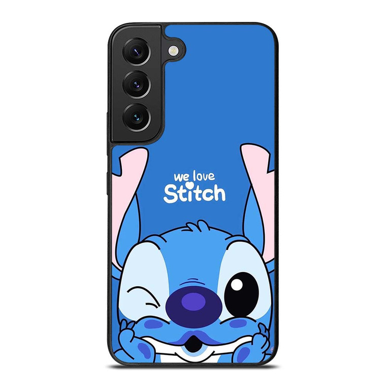 WE LOVE STITCH AND LILO CARTOON Samsung Galaxy S22 Plus Case Cover