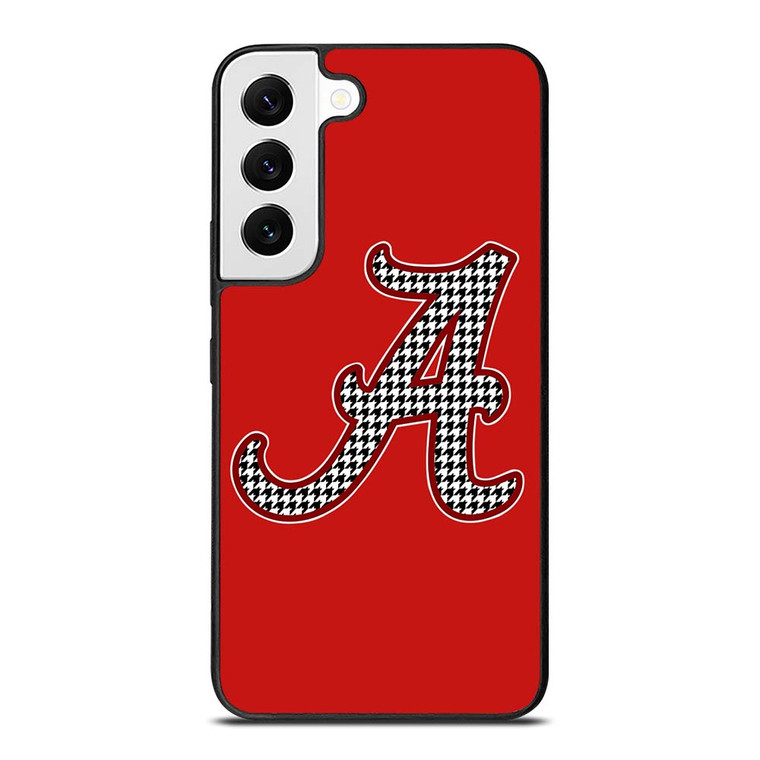 ALABAMA CRIMSON TIDE HOUNDSTOOTH ICON Samsung Galaxy S22 Case Cover