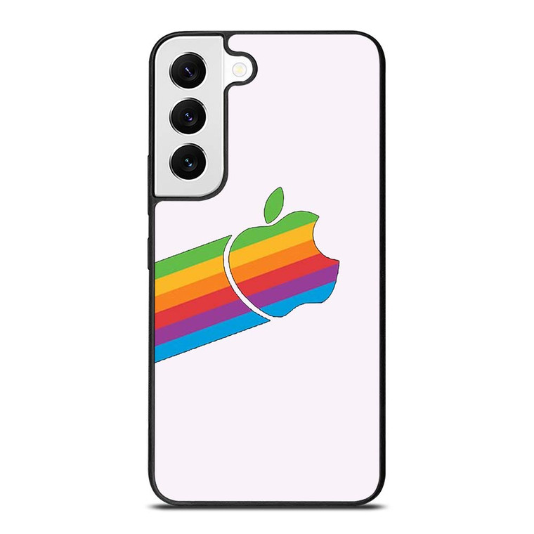 APPLE RETRO DESIGN WHITE Samsung Galaxy S22 Case Cover