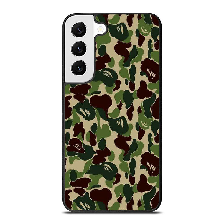 BAPE BATHING APE CAMO Samsung Galaxy S22 Case Cover