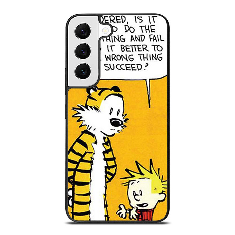 CALVIN AND HOBBES QUOTE Samsung Galaxy S22 Case Cover