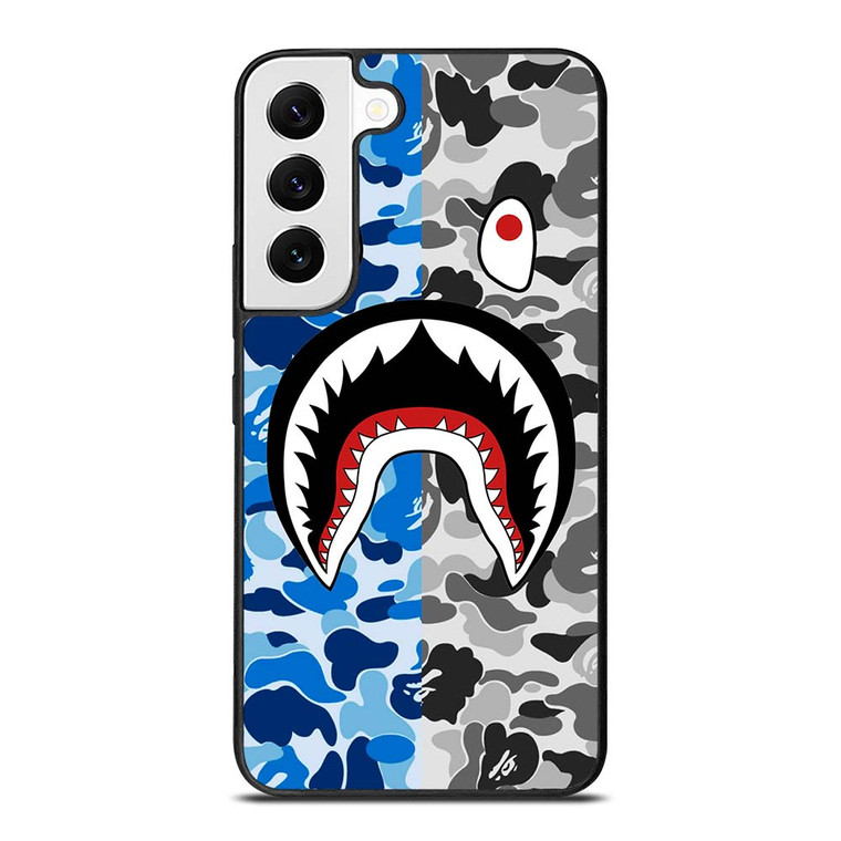 CAMO BAPE SHARK Samsung Galaxy S22 Case Cover