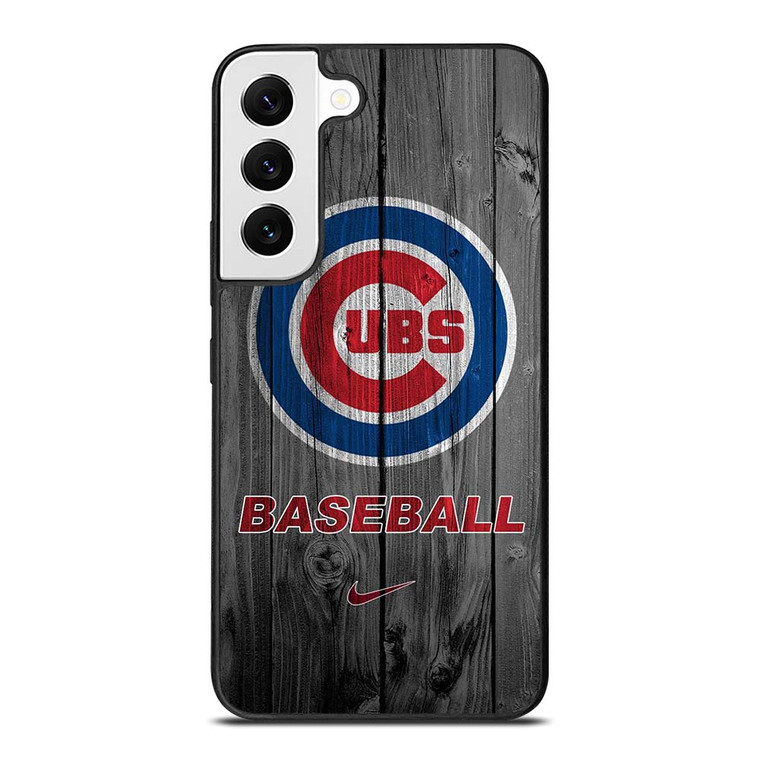 CHICAGO CUBS WOODEN LOGO Samsung Galaxy S22 Case Cover